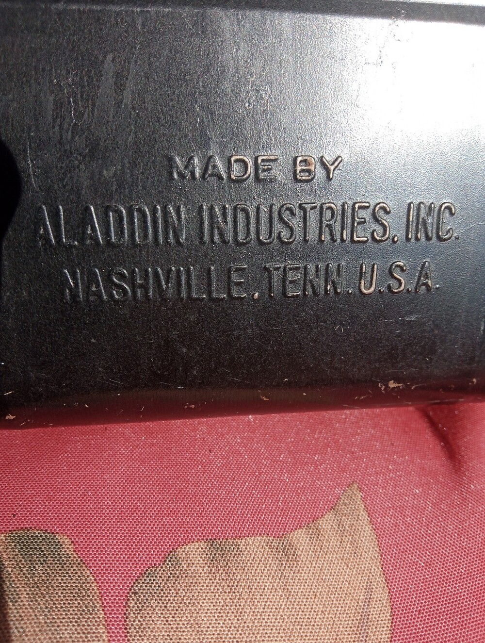 Vintage Aladdin Industries Black Case